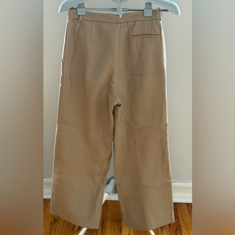 BCBGMAXAZRIA Beige Wide-Leg Pant - Picture 4 of 12